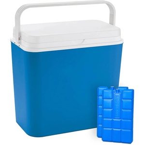 Atlantic Комплект Хладилна кутия Atlantic 24L, пасивна, синя и охладители 2 броя, 400gr (1004026)