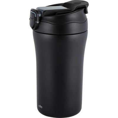 Cilio Doppio termohrnek na pití 400 ml černý