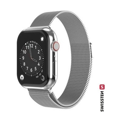 SWISSTEN MESH BAND FOR APPLE WATCH 42 / 44 / 45 / 49 mm SILVER 46000212