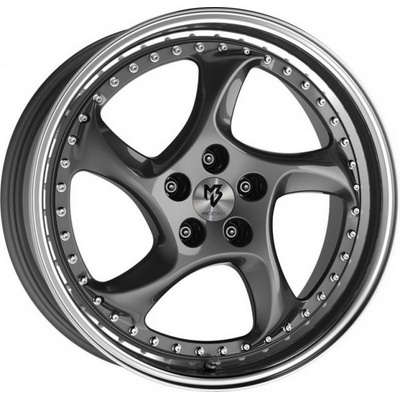 mbDESIGN TURBO S 8,5x19 5x112 ET45 gloss grey polished