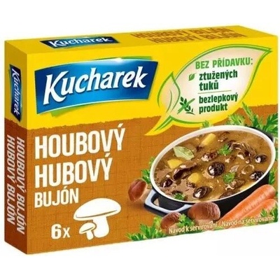 Kucharek bujon houbový 6 kostek 80 g
