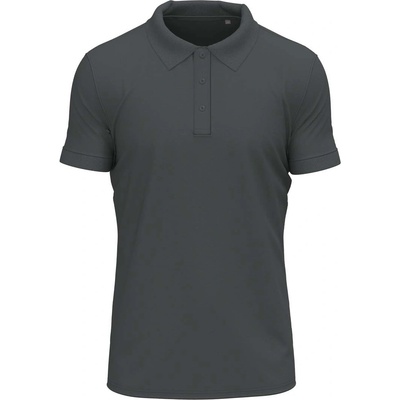 Stedman stretch polo st9640 / Мъжка еластична поло тениска - шистово сива xl (st9640slgxl)