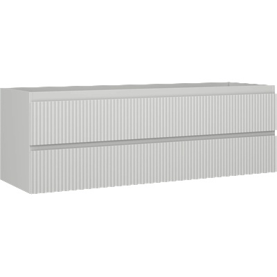 Mexen Rivel шкаф за баня под мивка 140 см, 2 чекмеджета, рейков, сив мат - 91A20-14047-2-BFF62 (91A20-14047-2-BFF62)