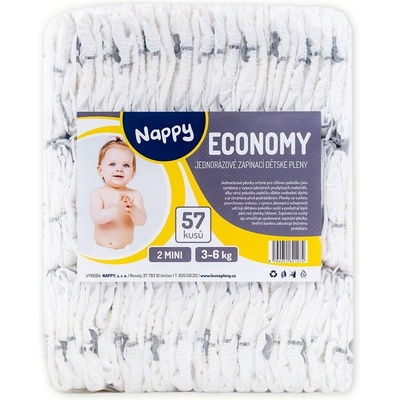 NAPPY Economy 2 Mini 3-6 kg 57ks