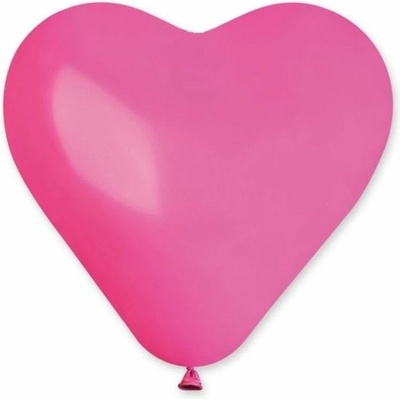 Ružový balón srdce 25 cm SMART