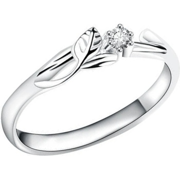 OLIVIE Strieborný prsteň JARNÁ VETVIČKA 8544