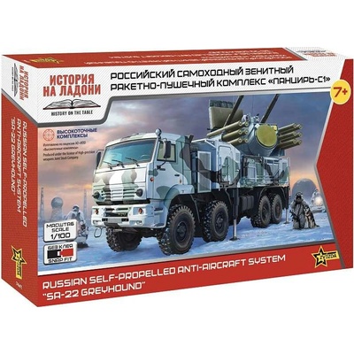 Zvezda Russian system Pantsir S1 "SA 22 Greyhound" 1:100