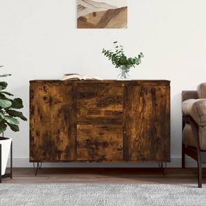 vidaXL Сайдборд, опушен дъб, 101, 5x35x70 см, инженерно дърво (827209)