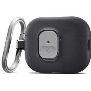 Spigen Хибриден удароустойчив кейс с карабинер за Apple AirPods Pro 3 - Spigen Nano Pop Hybrid Case (черен-прозрачен) (ACS10133)