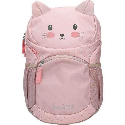 Dětský ergonomický batoh Princess Mimi – kočička, růžový