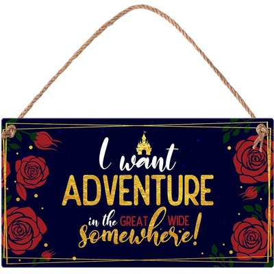 Simetro Табелка Simetro - I Want Adventure In The Great Wide Somewhere! (20129)