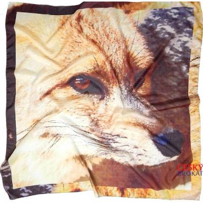 Harahu šátekPESh 70x70 myslivecký Liška