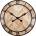NeXtime Стенен часовник Roman Vintage светло дърво (3245)