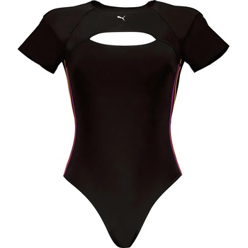 PUMA Бански костюм Puma 701230273 Peek A Boo swimsuit - Black (Black)