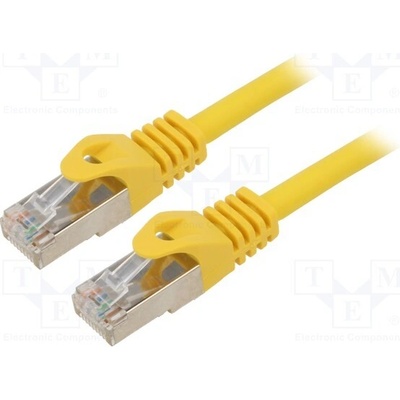 Gembird PP6A-LSZHCU-Y-15M Patch S/FTP Kat. 6a RJ45 vidlice z obou stran lanko Cu