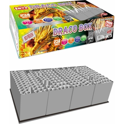 PROFI Složený Ohňostroj DRACO-BOX 238 ran 1/1 SFC25C63