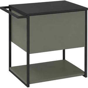 Krofam Комплект окачен шкаф Krofam e-LOV, сив, 60 см, черен плот Krofam e-LOV, 60 см (137-0102+156-0106)