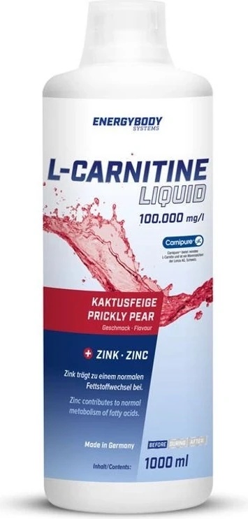 l carnitine liquid energy body EnergyBody L-Carnitine 100000 1000 ml od 531 Kč NewVersion-2025 * Glutathione Body Lotion, Size:120 Vegetable Capsules