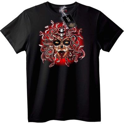 NOONEBRAND Тениска Череп със змии - XS, Black