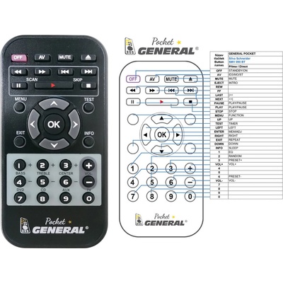 съвместим SILVA SCHNEIDER SMV 090 BT - съвместимо дистанционно управление на марката General (SMV 090 BT)