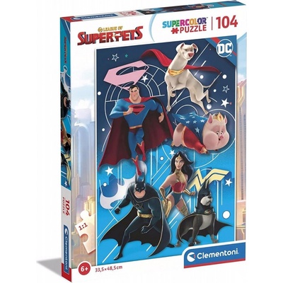 Clementoni DC Liga Super-Pets 100 dílků