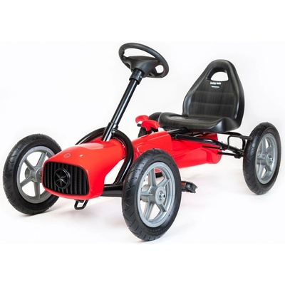 Go-kart Detská šliapacia motokára Baby Mix Buggy červená