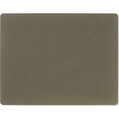LIND Prostírání Square Nupo armádní zelená kůže 35x45cm