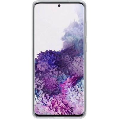 Samsung Оригинален Силиконов Калъф за Samsung Note 20, Soft Clear Cover Case EF-QN980TTEGWW, Прозрачен (EF-QN980TTEGWW)