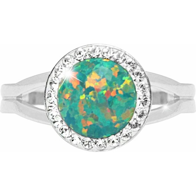 JSB Bijoux Opál s křišťálovými kameny Swarovski Mix Green 92700025mixgr