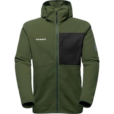 Mammut Мъжко поларено яке Mammut Tamaro Midlayer Hooded Jacket Fleece jacket - Dark Marsh / Black (005-6639-0312)