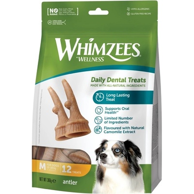 WHIMZEES Parohy dentální M 12-18 kg 12 ks