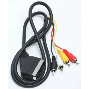Cable Scart към rca чинчове tv