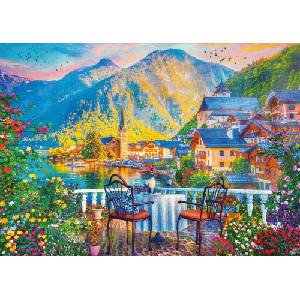Schmidt Spiele - Puzzle Picturesque Hallstatt - 1 000 piese