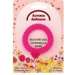 Aroma Defence Силиконова репелентна гривна, с аромат на цитронела, Aroma Defence, асортимент (999004)