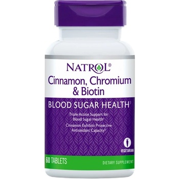 Image 1 of Natrol Cinnamon / Chromium / Biotin [60 Таблетки]