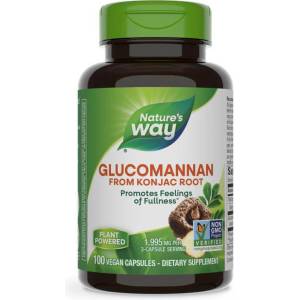 Nature's Way Glucomannan from Konjac Root/ Глюкоманан от корен на Конджак 665 mg x 100 капсули Nature’s Way (13675)