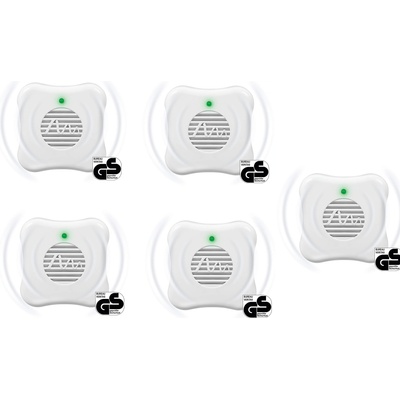 Gardigo Семейна опаковка: 5 бр. Ултразвукови уреди против комари за 25 кв. м. Gardigo (66985-5-10)