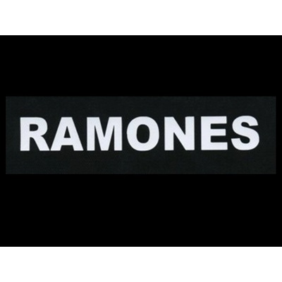 Nášivka RAMONES nápis bw