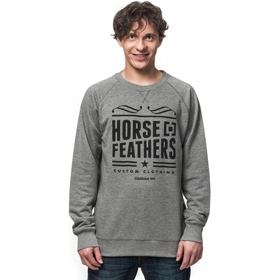 Horsefeathers CHRIS Sweatshirt heather gray
