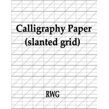 Calligraphy Paper slanted grid