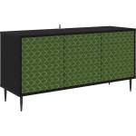 vidaXL ТВ шкаф GELEEN 102 x 33 x 51 см Черен дъб Инженерна дървесина (8007091)