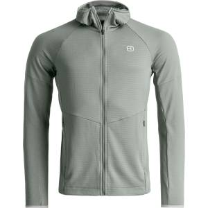 Ortovox Мъжко вълнено яке Ortovox Fleece Light Grid Hoody Fleece jacket - Green Sage (005-7084-0213)