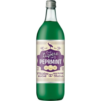 Liqvére Peprmint 1 l (holá láhev)