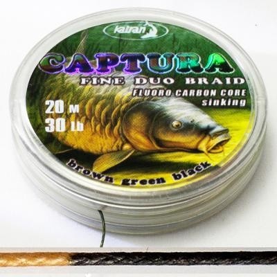 Katran Pletenka Duo CAPTURA Brown Green Black 20m 35lb