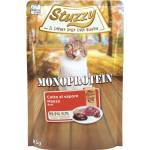 Stuzzy Monoprotein, мокра храна за котки, прясно говеждо месо, 85 г, саше