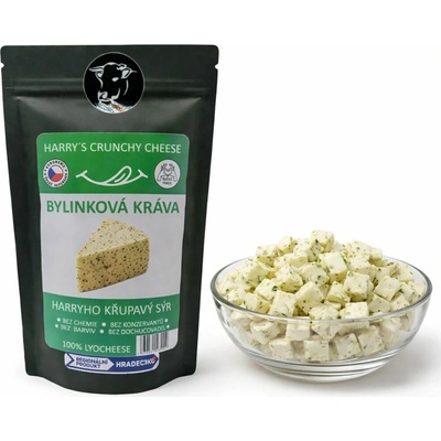 HARRYHO KŘUPAVÉ SÝRY Křupavý sýr Bylinková kráva 100 g