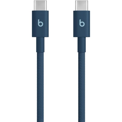 Beats MDGE4EE/A Woven opletený nabíjecí a datový USB-C na USB-C 5m modrý