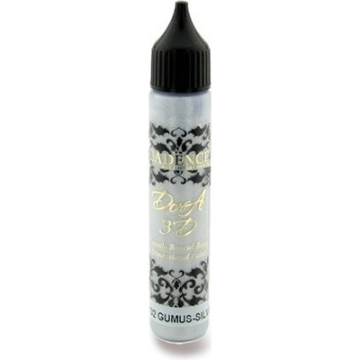 METALICKÁ KONTÚRA CADENCE 25 ML strieborná