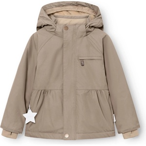 Mini A Ture Детско зимно яке Mini A Ture Kid's Matbriddine Winter jacket - Grey Brown - размер 128 (EU) (703-7018-0315)