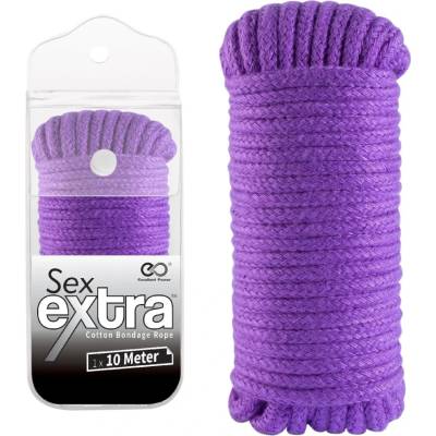 Памучно въже за робство, 10 метра - Sex Extra Silky Bondage Purple (NMC0002390)